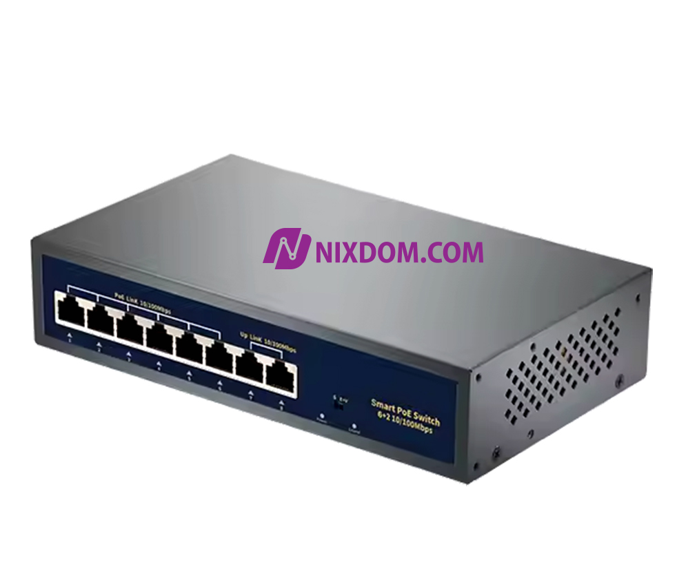 Gibabit Switch POE 6+2