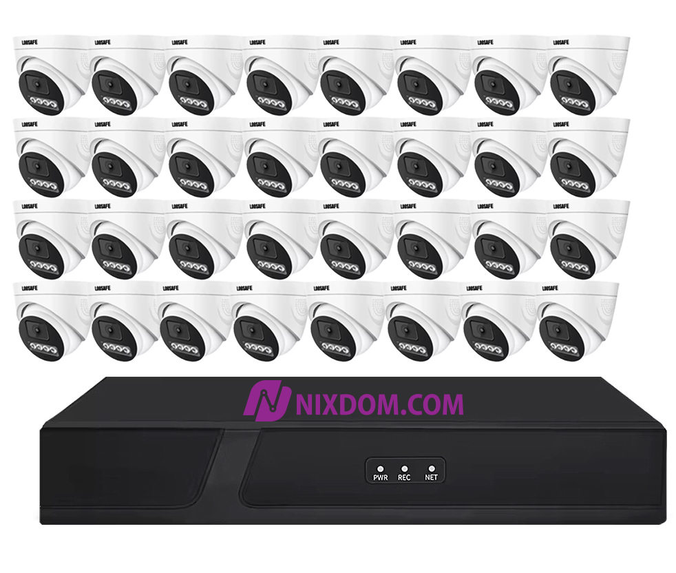 POE System Surveillance CCTV 5MP 32CH