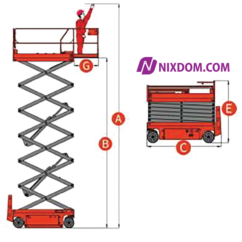 Fully Self-Propelled Lifting Work Platform