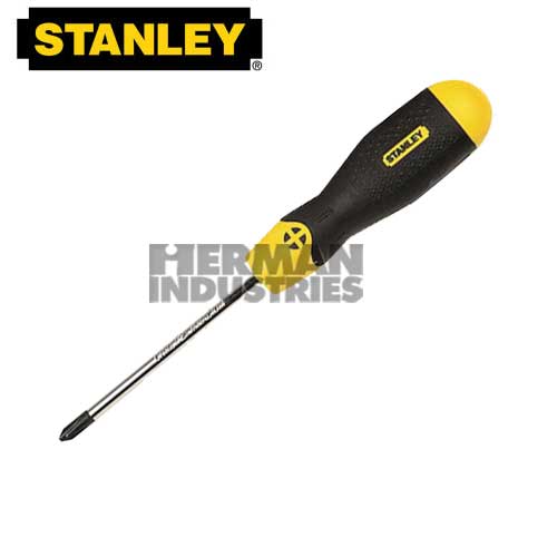 STANLEY Screwdriver Cushion Grip Phillips® #1x75mm Model 65-162-2-23