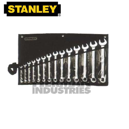 STANLEY Wrench Combination Set Slimline 14 Piece
